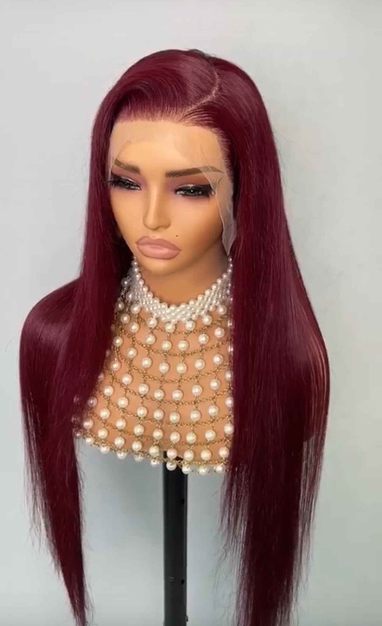 13*4 HD Lace Burgundy